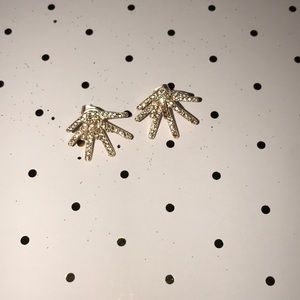 Starburst threader earrings